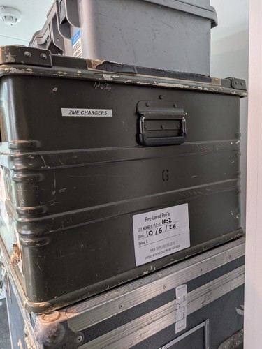 Used zarges brown metal case - zarges,