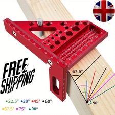 Angle Ruler Measuring Tool Square Protractor Woodworking Miter Triangle Ruler