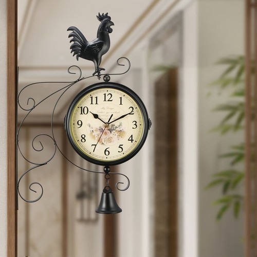 Retro garden clock - clock,