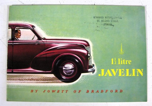 Jowett javelin car - car, sales