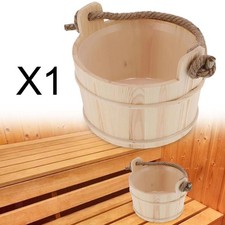 Sauna Bucket Wooden Water