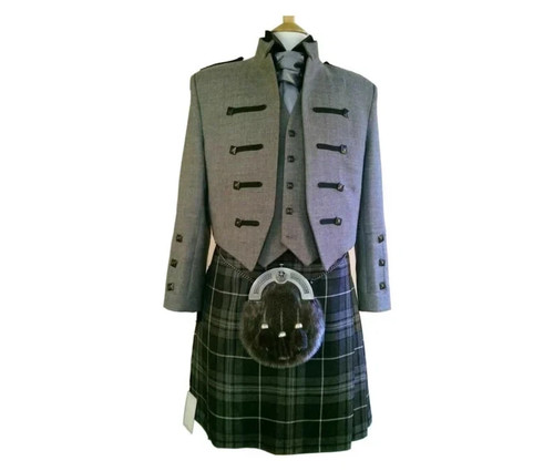 Men scottish highland gray - men's,