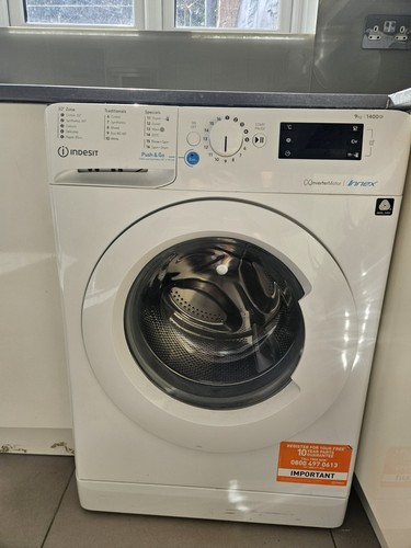 Indesit 9kg 1400rpm inverter - 9kg,