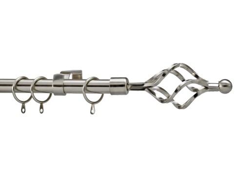 Extendable metal curtain pole - curtain,