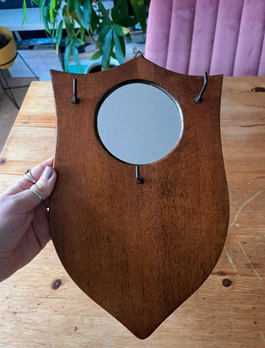 Antique edwardian hall mirror - hall,