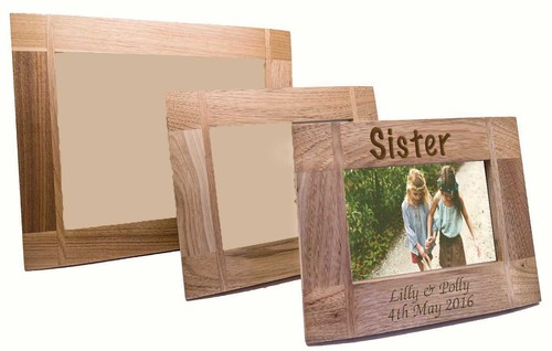 Personalised sister wooden oak - personalised,