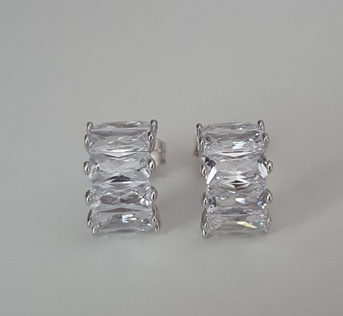 Sterling silver cubic - sterling, zirconia