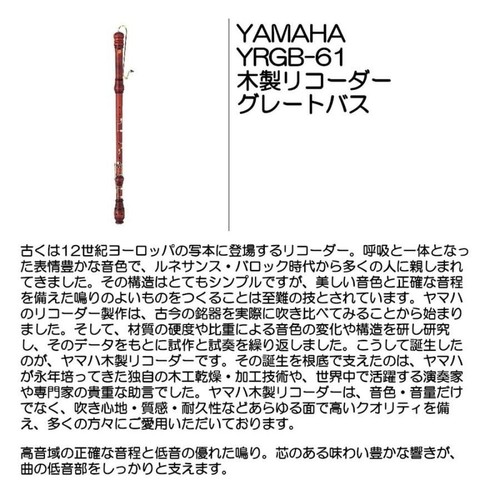 Yamaha yrgb great bass - yrgb-61,