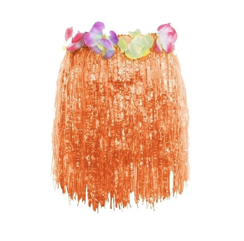 Girls hawaiian grass skirt - girls,