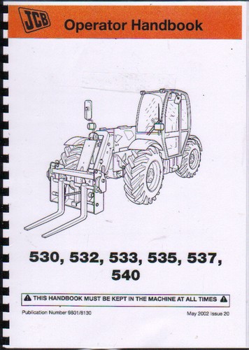 Jcb 530 532 533 - jcb, 530/532/533/535/537/540