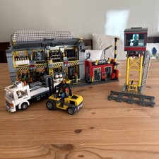 LEGO City Cargo depot with vehicles