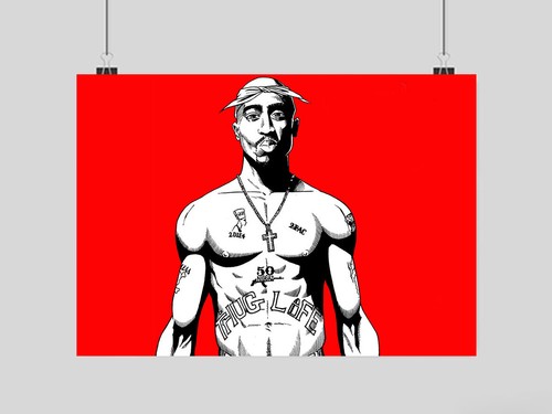 Pac poster print tupac - 2,
