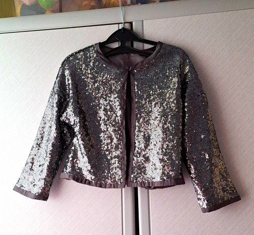 Nutmeg girls silver sequin - silver,