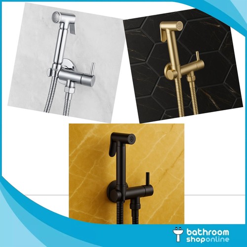 Toilet douche spray kit - kit, round