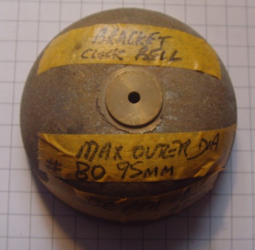 Clock bell for bracket - bell,