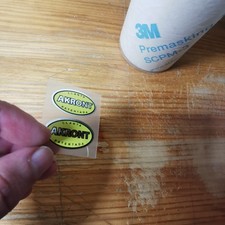 Akront rims rim vinyl decal X2