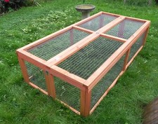 6ft X 3ft Folding Run Rabbit Guinea Pigs Chicken run pen with lid 72"