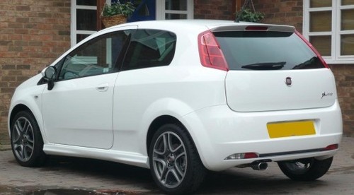 Rear window spoiler - spoiler, fiat