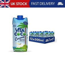 Vita Coco Original Coconut Water Multipack 500 ml x 12, Packed With Electrolytes