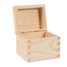 Small Wooden Tea Box with 1