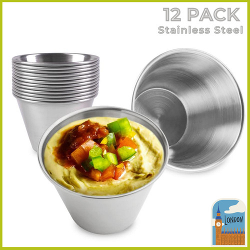 Stainless steel sauce - steel, cups