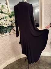 Chesca Women's Dress Black Size 3 Stunning Easy Wear Glamour Quality