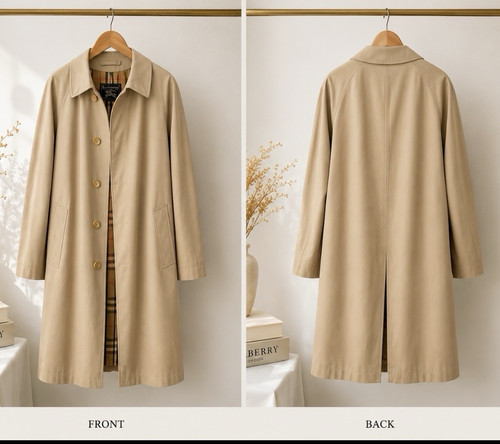 Burberrys beige trench coat - beige,