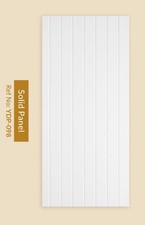 Solid Grooved UPVC Door Panel