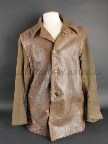 Jerkin wwii leather jacket - jerkin,