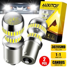 2x 1156 White LED Bulbs 6000K