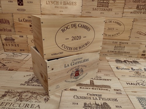 Wooden wine box - box, small