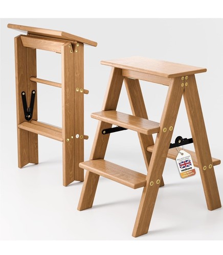 Foldable library ladder - foldable, chair