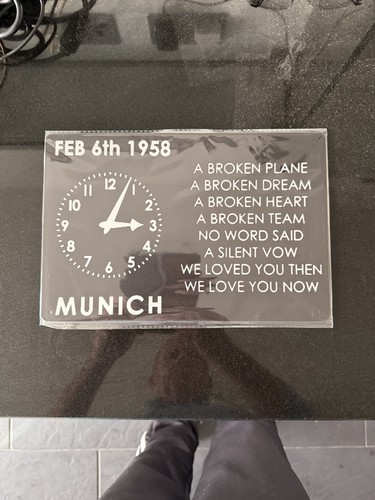 Manchester united munich clock - united,