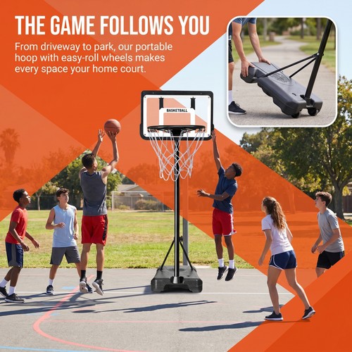 Basketball hoop goal - hoop, stand