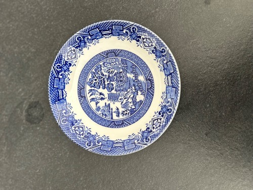 Woods ware blue willow - blue, small