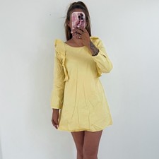 Ladies Zara Yellow Dress Size
