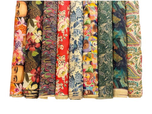 Mango silk fabric faux - silk,