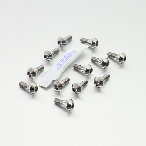 Titanium disc bolts natural - disc,