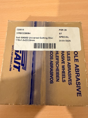 Sait universal cut off wheels - cut-off,