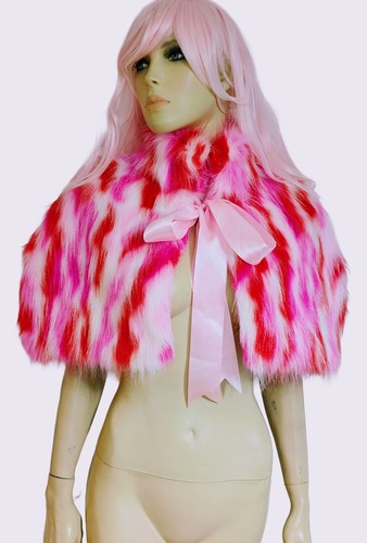 Shade pink faux fur - of,