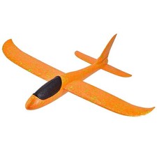 2x Large Strong Foam Glider Stunt Plane Kids 48cm Hand Thrown Outdoor Garden Toy