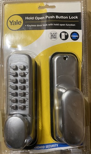 Yale hold open push button - yale,