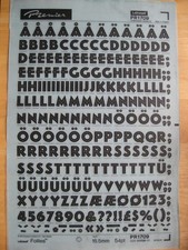 .1 x Letraset  Black