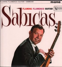 Sabicas Flaming Flamenco Guitar LP vinyl UK United Artists 1962 mono - sleeve