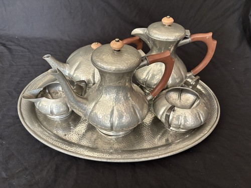 Antique tudric pewter tea - antique,