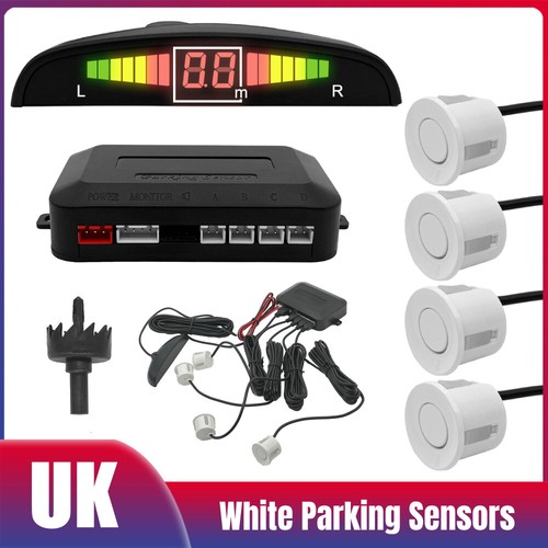 White reversing sensors - reversing, kit