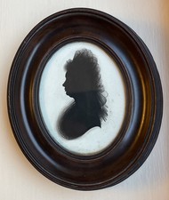 Antique Portrait Silhouette Of