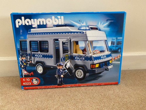 Playmobil police van with - police,