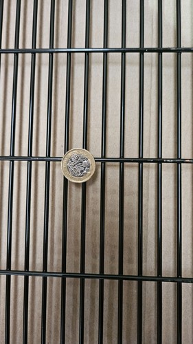 Welded wire mesh panels black - wire,