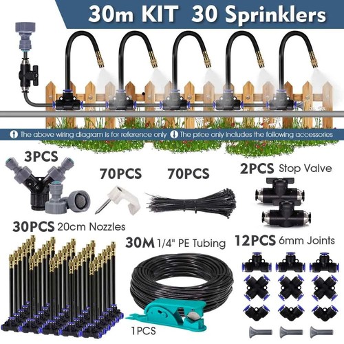 Outdoor garden misting - outdoor, cooling